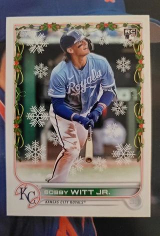 2022 topps holiday Bobby Witt Jr. Rookie card