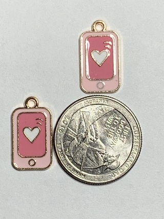 ♥♥VALENTINE’S DAY CHARMS~#12~SET 3~SET OF 2 CHARMS~FREE SHIPPING ♥♥