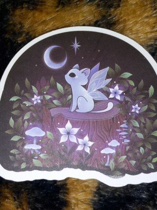 Cool one Cute nice vinyl sticker no refunds regular mail only Very nice quality!