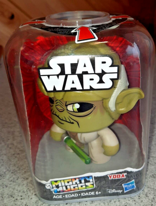 NEW Star Wars Mighty Muggs Yoda Turning Spinning Heads NIP