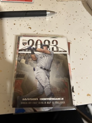 2024 topps 2023 greatest hits  rc jason dominguez