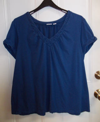 Women's Plus Size 26W 28W Blue Top by Cato