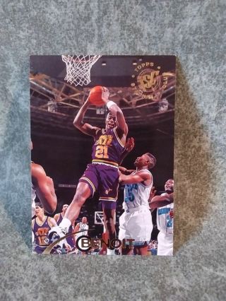 Basketball Trading Card David Benoit