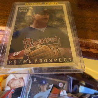 1995 topps prime prospects chipper Jones baseball card 