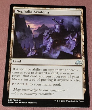 MTG ✨ Nephalia Academy - (U) 205/205 Eldritch Moon (EMN) ✨ Magic the Gathering (2016)