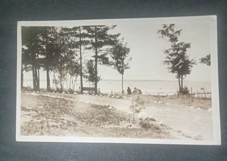 RPPC Postcard of Houghton Lake Michigan