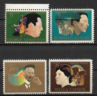 1973 Sc1484-7 American Arts MNH C/S of 4