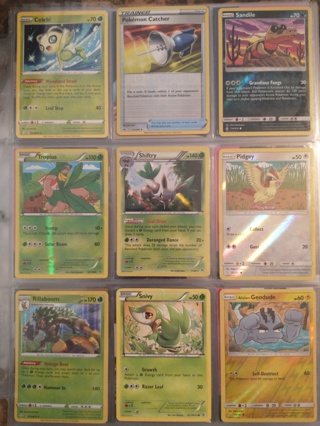 set of 9 pokemon cards free shipping