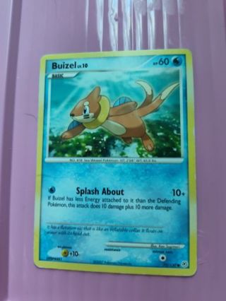 Buizel Pokemon Card