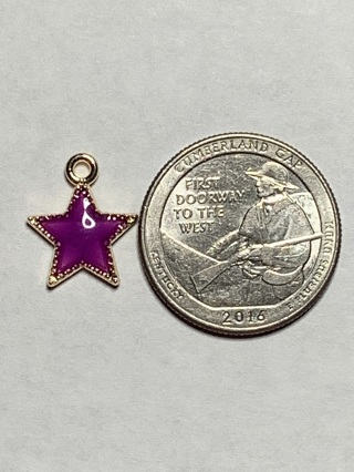 CELESTIAL CHARM~#14~PURPLE~1 CHARM ONLY~FREE SHIPPING!