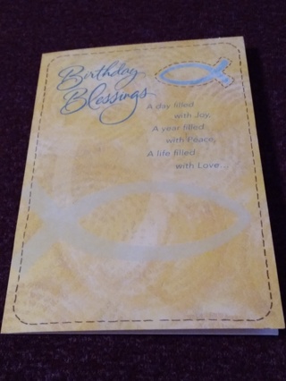 Happy Birthday Card - Blessings
