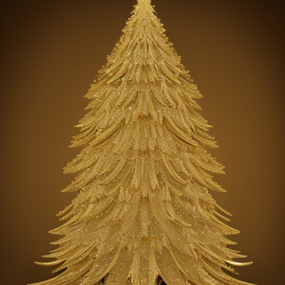 Listia Digital Collectible: Gold Christmas Tree