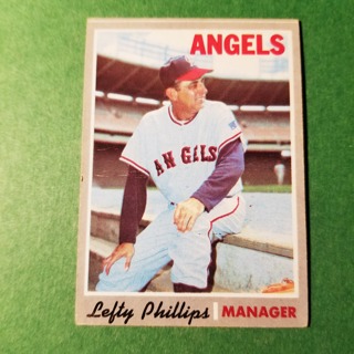 1970 - TOPPS BASEBALL CARD NO. 376 - LEFTY PHILLIPS - ANGELS