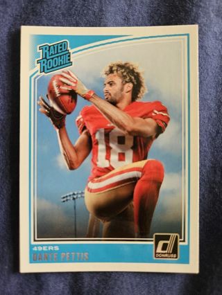 2018 Donruss Rated Rookie Dante Pettis