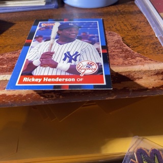 1988 donruss Rickey Henderson baseball card 