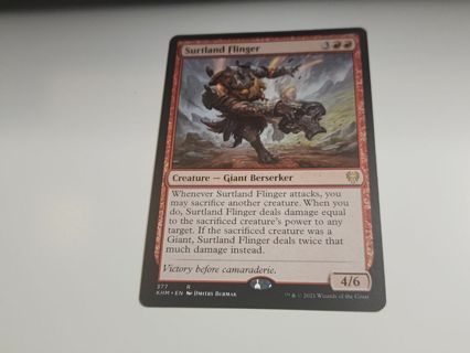 Magic the gathering mtg Surtland flinger rare Kaldheim