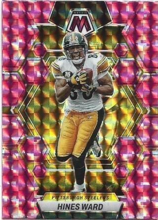 2023 MOSAIC HINES WARD PINK PRIZM REFRACTOR CARD