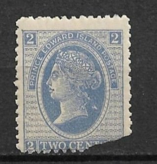 1872 Prince Edward Island 12 2c Queen Victoria MH space filler