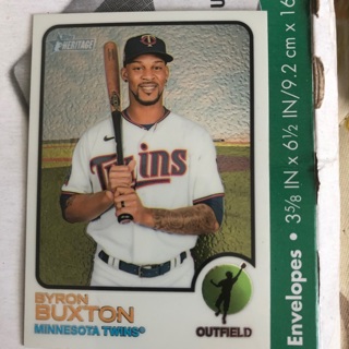 Byron Buxton Serial Numbered Card