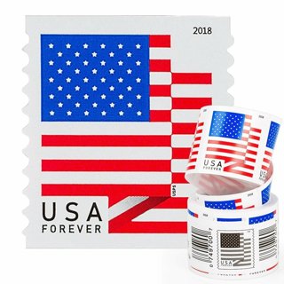10 Roll 1000 USPS 2018 First Class Forever Postage . Free & Fast Shipping
