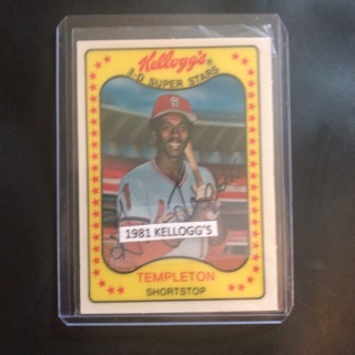 1981 Kellogg’s Garry Templeton #27