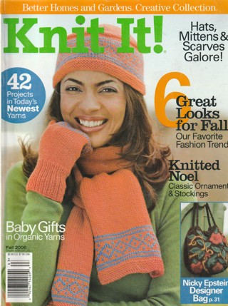 Knitting Magazine: Fall Issue 2006 some Xmas included