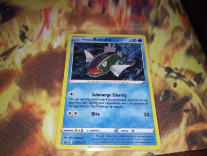 POKEMON SWSH PROMO HISUIAN BASCULIN CARD #255