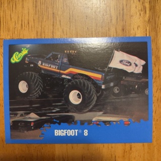 1990 Classic Monster Trucks - [Base] #93 Bigfoot 8