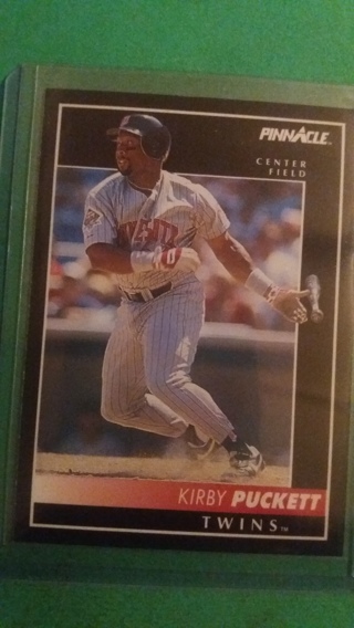 kirby puckett baseball card free shipping