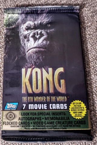 2005 Kong The 8th Wonder of the World Movie Cards 1 Pack Sealed