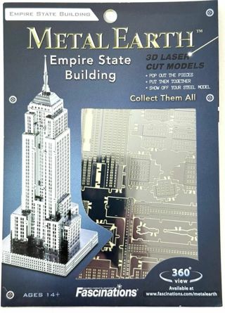 Fascinations Metal Earth Empire State Building 3D Model Kit New in Packaging