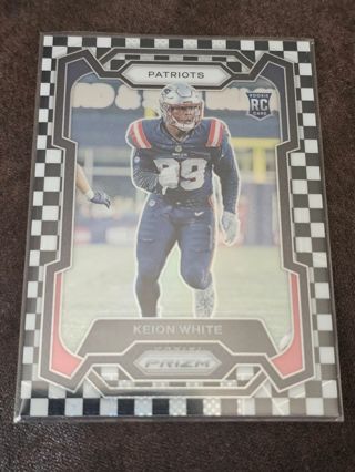 Keion White Prizm Checkerboard