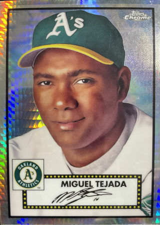 MIGUEL TEJADA 2021 TOPPS CHROME PLATINUM ANNIVERSARY BASE #531