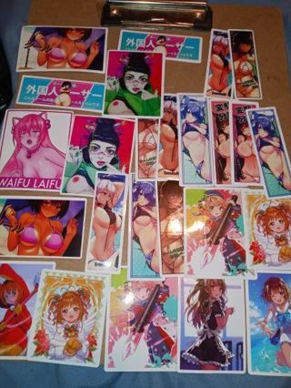 Anime 25 Cool new nice vinyl lap top sticker no refunds regular mail very nice quality repeats