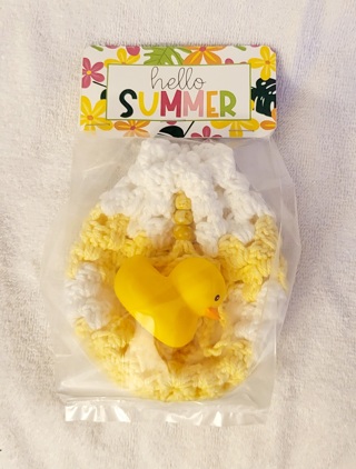 Crochet Pull String Gift Bag or SOAP BAG FOR SHOWER OR BATH**LQQK**