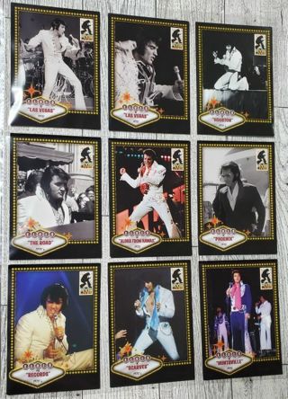 9 Elvis 2006 Concert Cards