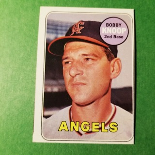 1969 - TOPPS BASEBALL CARD NO. 445 - BOBBY KNOOP - ANGELS