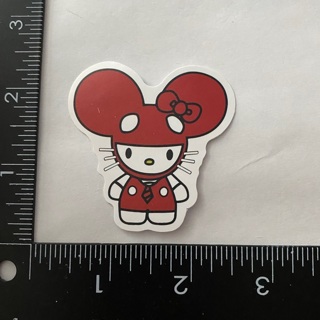 Hello kitty mouse Kawaii large sticker decal NEW 