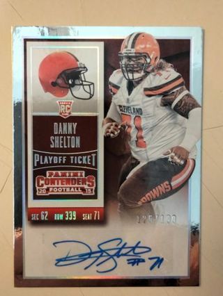 2015 Danny Shelton rc auto 125/199