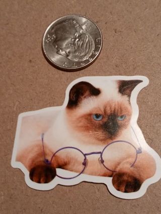 Cat Cute one sticker no refunds regular mail only Very nice quality! Win 2 or more get bonus