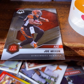 2021 panini mosaic AFC Joe mixon football card 