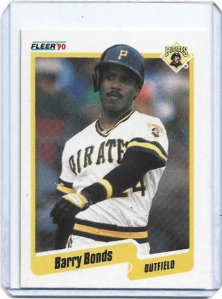 1990 FLEER BARRY BONDS CARD