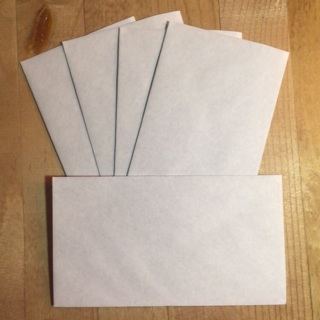 Letter Size Envelopes | LOT OF 5 | 3 1/2" x 6 1/2"