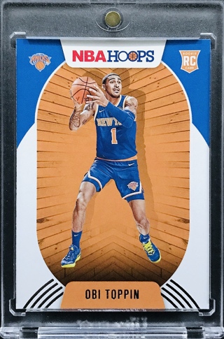 Obi Toppin RC - 2020-21 Hoops #226 - New York Knicks [AA159]