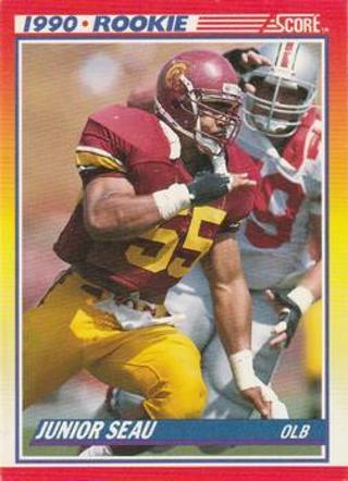 tradingcard - 1990 Score #302 - Junior Seau ROO, RC - USC Trojans