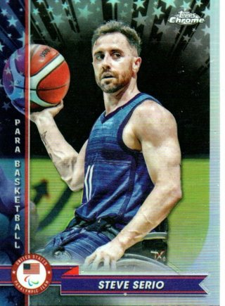 2024 Topps Chrome Olympics Steve Serio Refractor #7