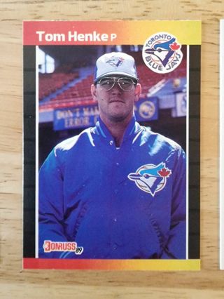 89 Donruss Tom Henke #385