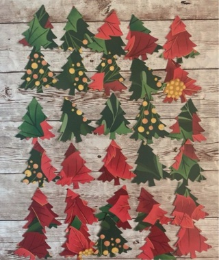 30 Christmas tree cutouts