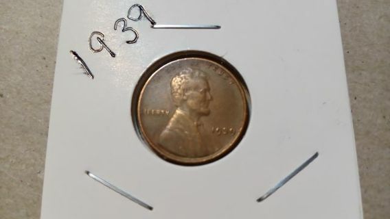 1939- LINCOLN WHEAT PENNY. YOU DECIDE THE PRICE