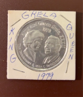 Vintage Uncirculated 1979 King & Queen Token Coin